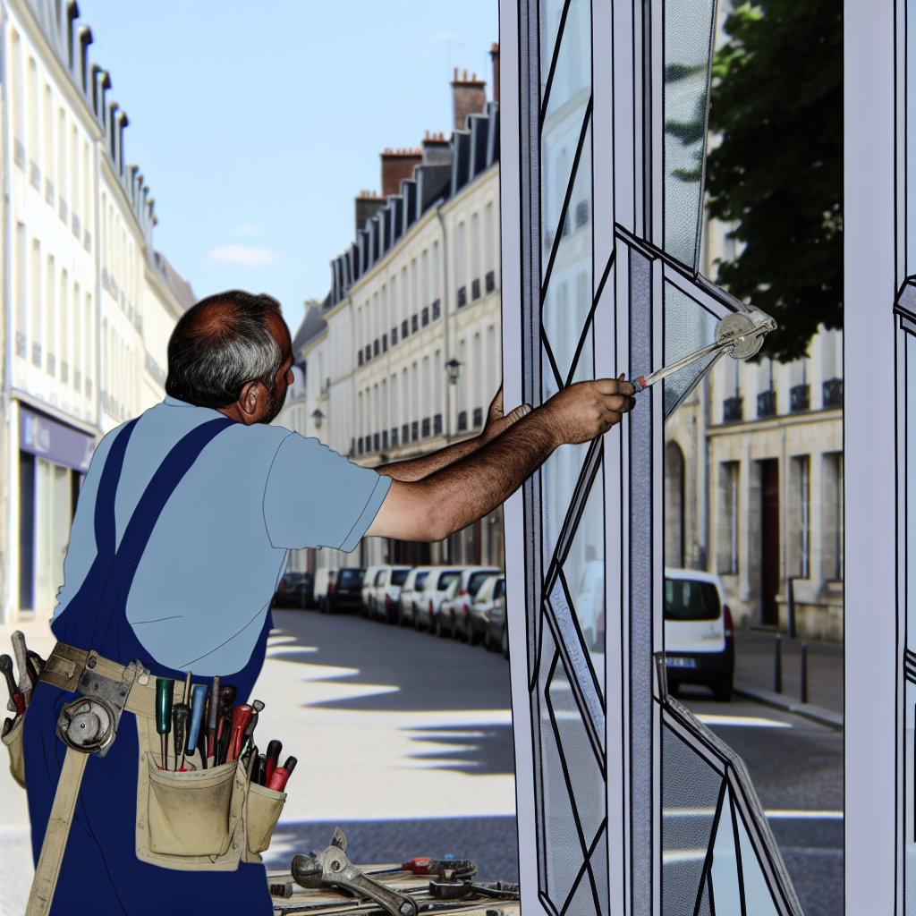 Réparation baie vitrée Orléans