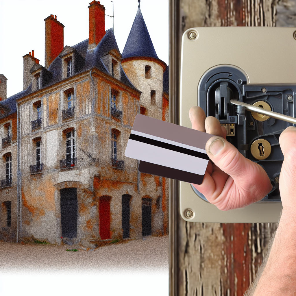 Installation serrure à carte Orléans