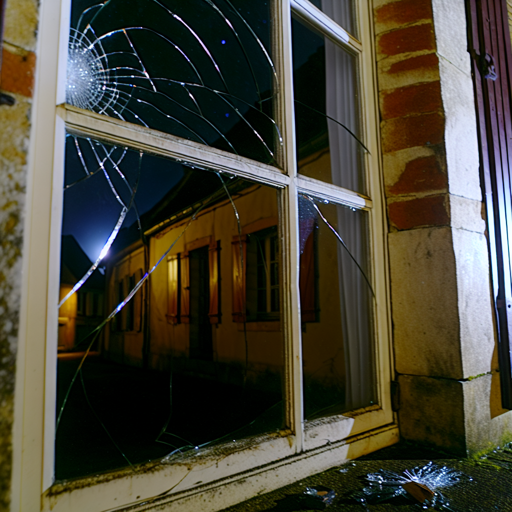 Vitre cassée Amilly