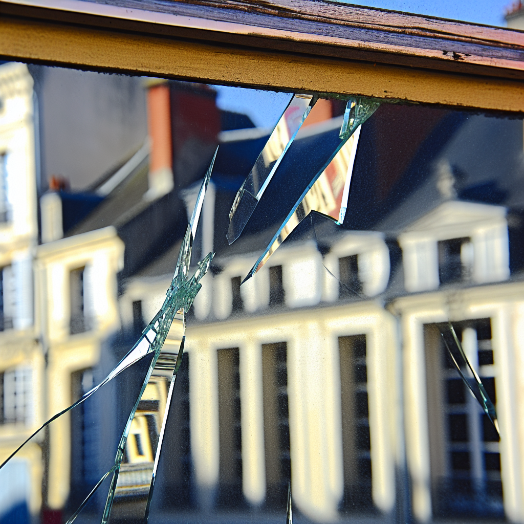 Vitre cassée Orleans
