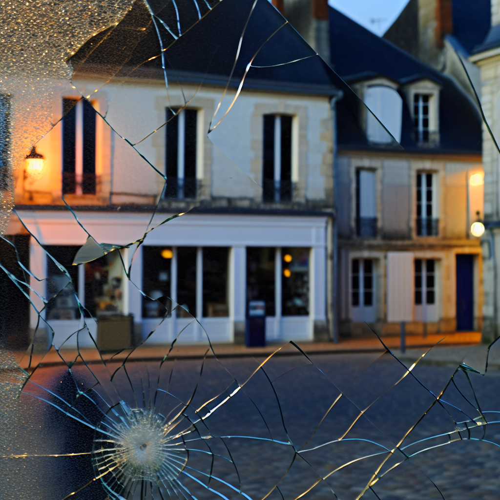 Vitre cassée Briare