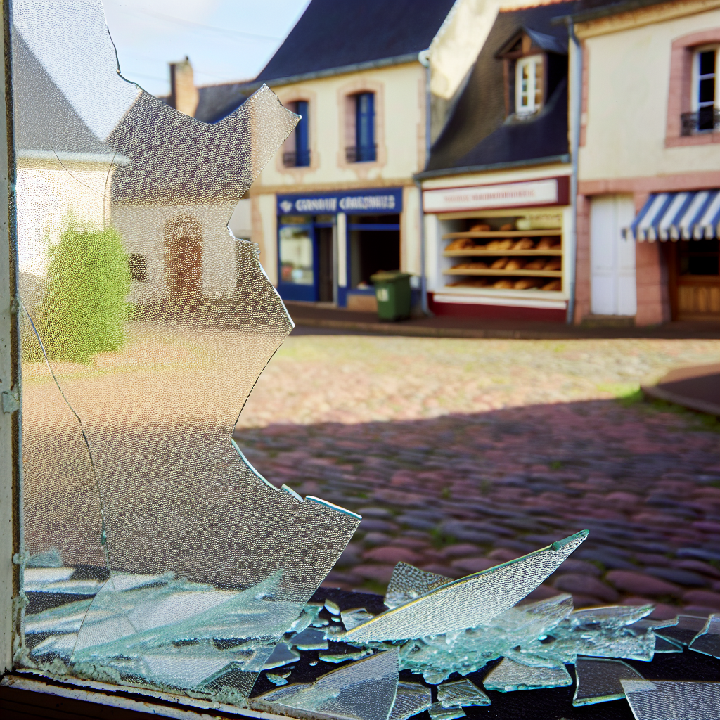 Vitre cassée Neuville-aux-Bois