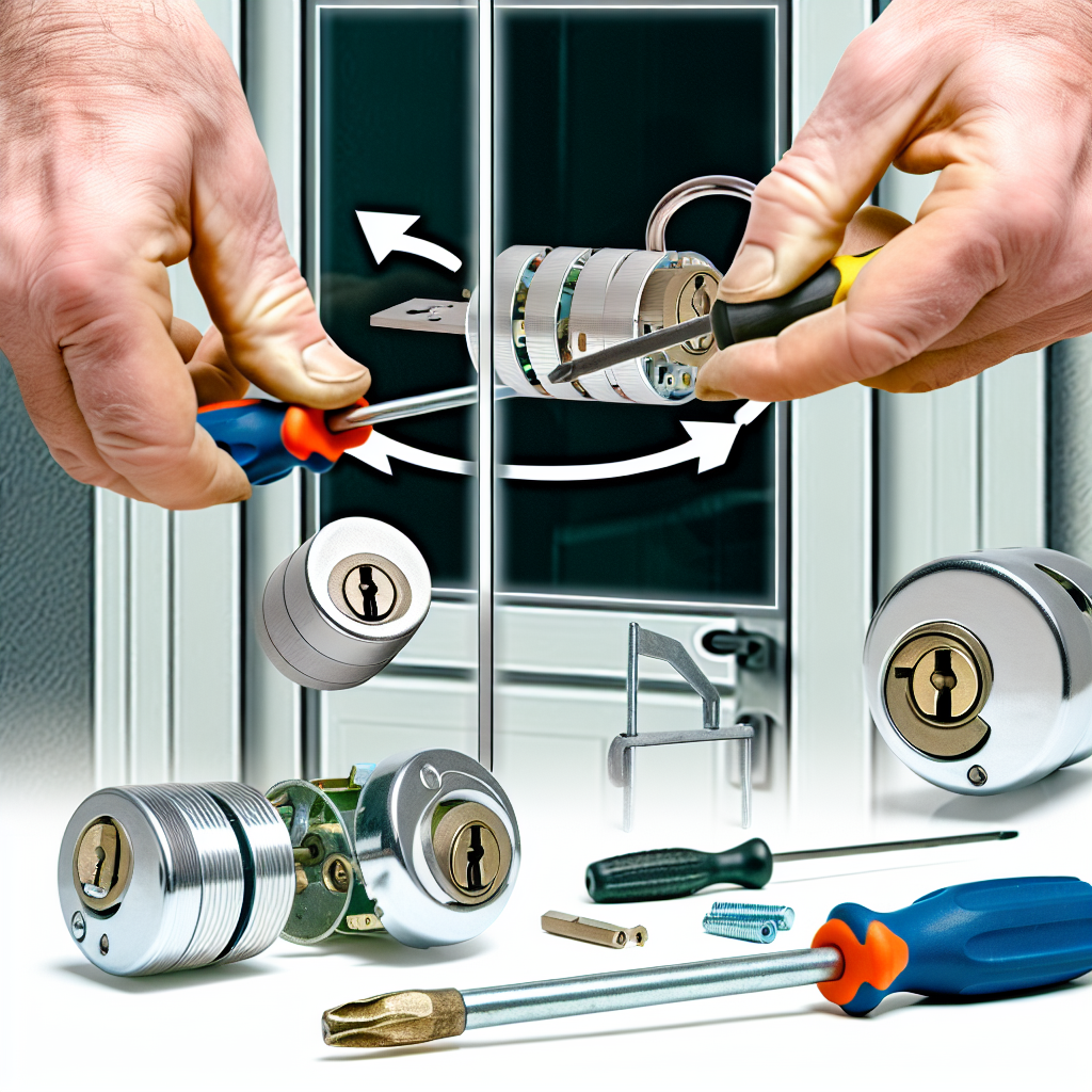 changement du barillet de serrure